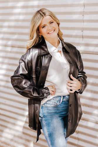 The Fabulous Leather Shacket