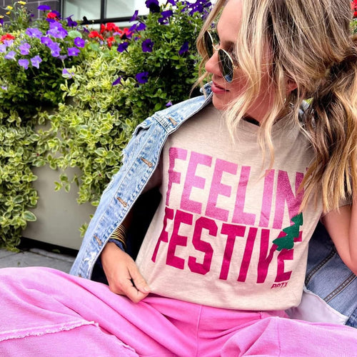 Feelin Festive tee