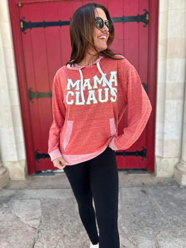 Mama Claus Pullover with Hood