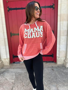 Mama Claus Pullover with Hood