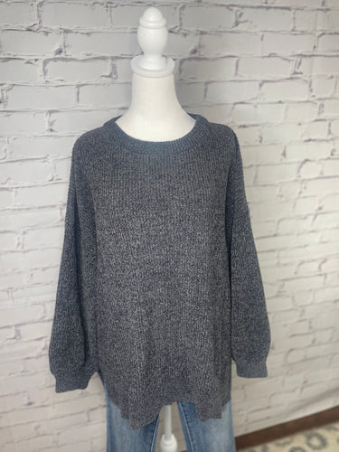 Charcoal chenille Sweater