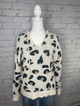 Taupe Leopard Hoodie Sweater