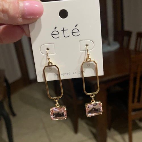 Shine Bright Earrings Pink