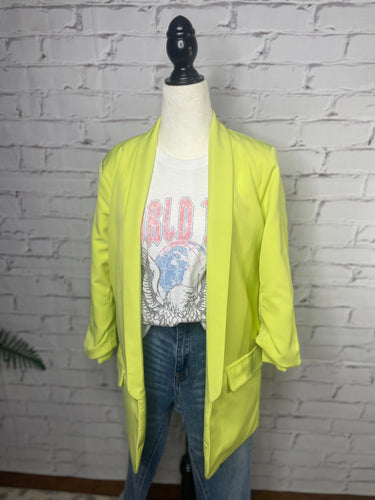 Neon Boyfriend Blazer