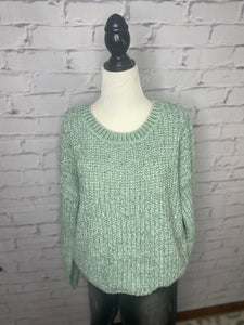 Chenille Chunky knit Sweater(Mint)